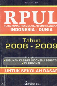 Image of RPUL (Rangkuman Pengetahuan Umum Lengkap)Indonesia - Dunia