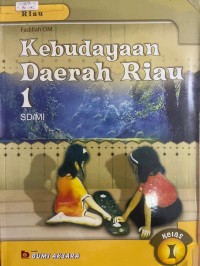 Image of Kebudayaan Daerah Riau Kelas 1