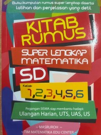 Image of Kitab Rumus Super Lengkap : Matematika