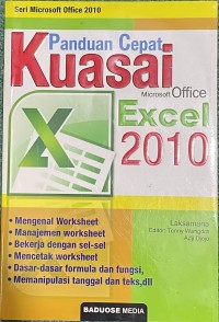 Image of Panduan Cepat kuasai Mocrosoft office excel 2010